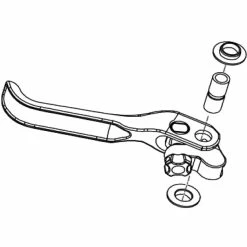 FSA K-Force Carbon Disc Brake Lever -Promos Pièces de freins Magasin FSA K Force Carbon Disc Brake Lever Brake Levers Black Not Set 406 0036 0