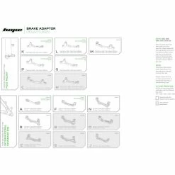 Fixation De Frein à Disque Hope (noire, Option2) 51 Fixation De Frein à Disque Hope (noire, Option2) -Promos Pièces de freins Magasin HOPEBRAKEADAPTORMOUNT1