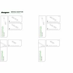 Fixation De Frein à Disque Hope (noire, Option2) 52 Fixation De Frein à Disque Hope (noire, Option2) -Promos Pièces de freins Magasin HOPEBRAKEADAPTORMOUNT2