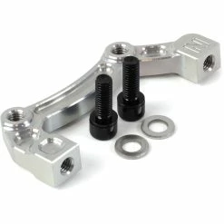 Fixation De Frein à Disque Hope (noire, Option2) 48 Fixation De Frein à Disque Hope (noire, Option2) -Promos Pièces de freins Magasin Hope Disc Brake Mount Black Option 2 Brake Spares Silver HBMNS