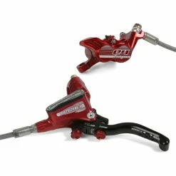 Frein à Disque Hope Tech 3 E4 (sans Disque) -Promos Pièces de freins Magasin Hope Tech 3 E4 Brake No Rotor Disc Brake Callipers Red 2019 T3E4RBFR