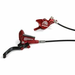 Frein Hope Tech 3 E2 (sans Disque) -Promos Pièces de freins Magasin Hope Tech 3 X2 Brake No Rotor Disc Brake Callipers Red 2019 T3X2RFL