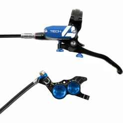 Frein Hope Tech 4 E4 (sans Disque) 26 Frein Hope Tech 4 E4 (sans Disque) -Promos Pièces de freins Magasin Hope Tech 4 V4 Brake No Rotor Disc Brake Callipers Black Blue T4V4BL