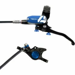 Frein Hope Tech 4 X2 (sans Disque) 27 Frein Hope Tech 4 X2 (sans Disque) -Promos Pièces de freins Magasin Hope Tech 4 X2 Brake No Rotor Disc Brake Callipers Black Blue T4X2BL