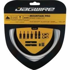 Kit De Frein Jagwire Mountain Pro -Promos Pièces de freins Magasin Jagwire Mountain Pro Brake Kit Brake Cables White Not Set JBC402 0