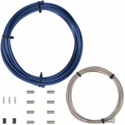 Câbles De Frein LifeLine Essential Shimano/SRAM (route) -Promos Pièces de freins Magasin LifeLine Essential Brake Cable Set Shimano SRAM Road Brake Cables Blue NotSet 220ST BR BLU