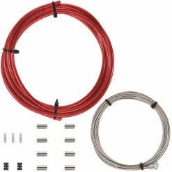 Câbles De Frein LifeLine Essential Shimano/SRAM (route) -Promos Pièces de freins Magasin LifeLine Essential Brake Cable Set Shimano SRAM Road Brake Cables Red NotSet 220ST BR RED