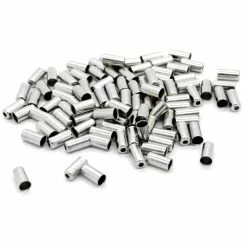 Transfil Trade Pack 5mm Brake Ferrule -Promos Pièces de freins Magasin Transfil Trade Pack 5mm Brake Ferrule Brake Cables Spares Silver KB61S